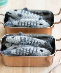 Toft Mackerel In A Tin Gourmet Crochet Kit Gifts