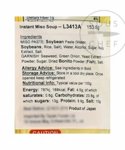 Hikari Instant Miso Soup With Green Onion 8 X 22g Servings 6 Hikari Instant Miso Soup With Green Onion 8 X 22g Servings