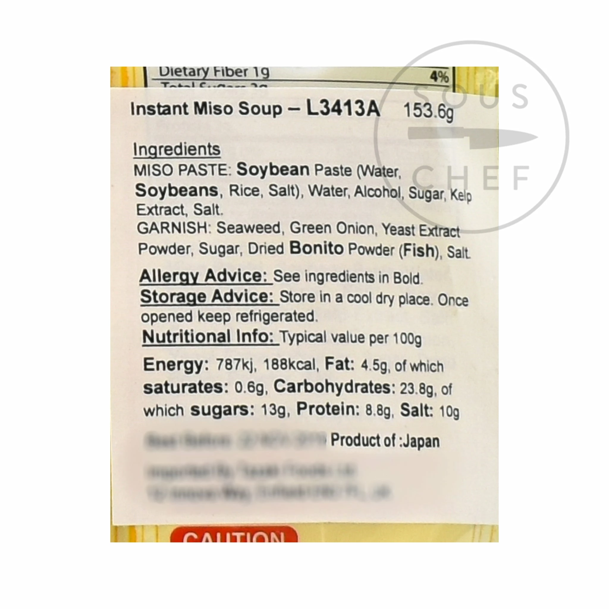 Hikari Instant Miso Soup With Green Onion 8 X 22g Servings 4 Hikari Instant Miso Soup With Green Onion 8 X 22g Servings