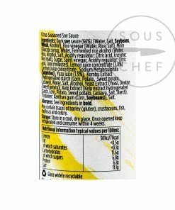 Ingredients Yutaka Yuzu Ponzu Sauce 150ml 7 Ingredients Yutaka Yuzu Ponzu Sauce 150ml