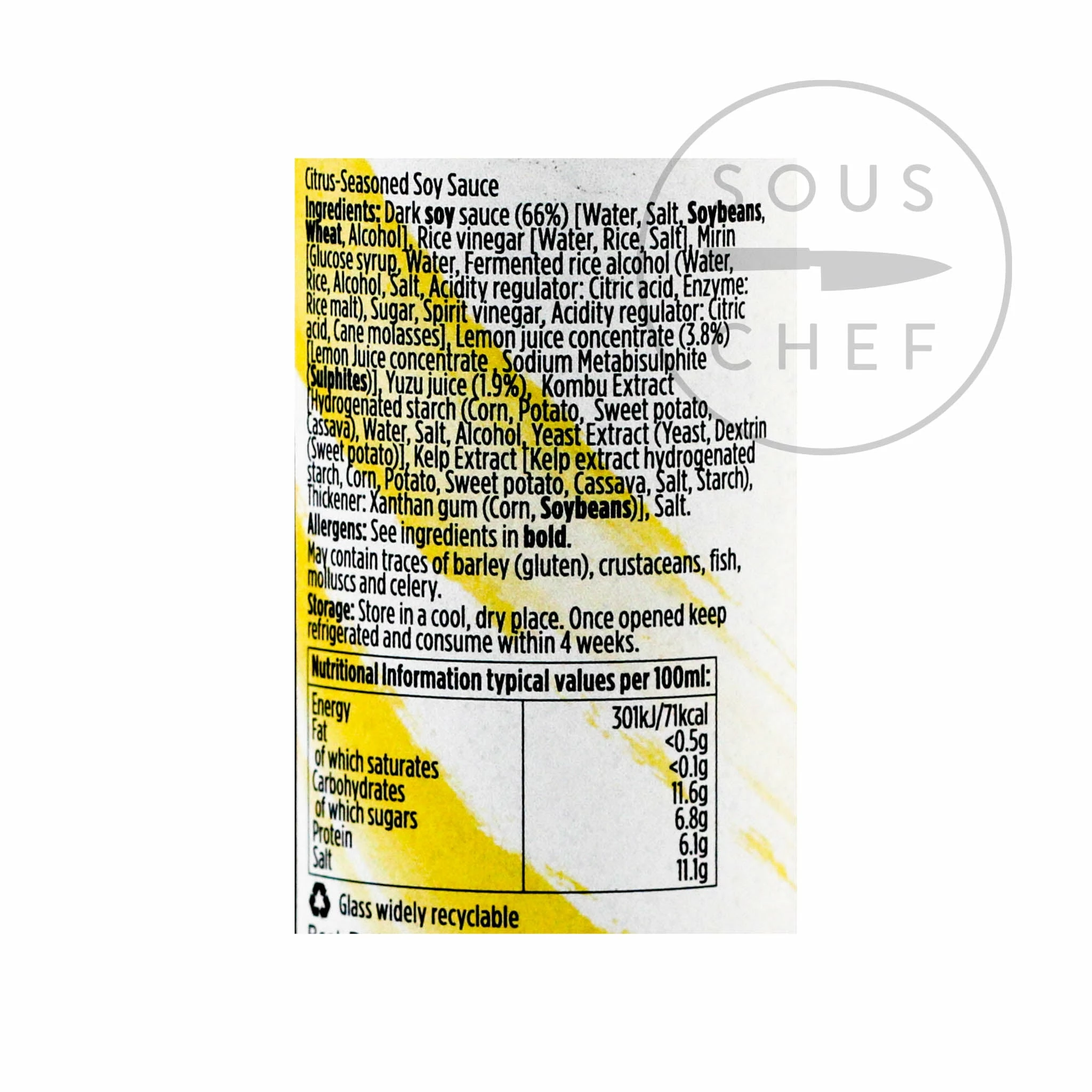 Ingredients Yutaka Yuzu Ponzu Sauce 150ml 5 Ingredients Yutaka Yuzu Ponzu Sauce 150ml