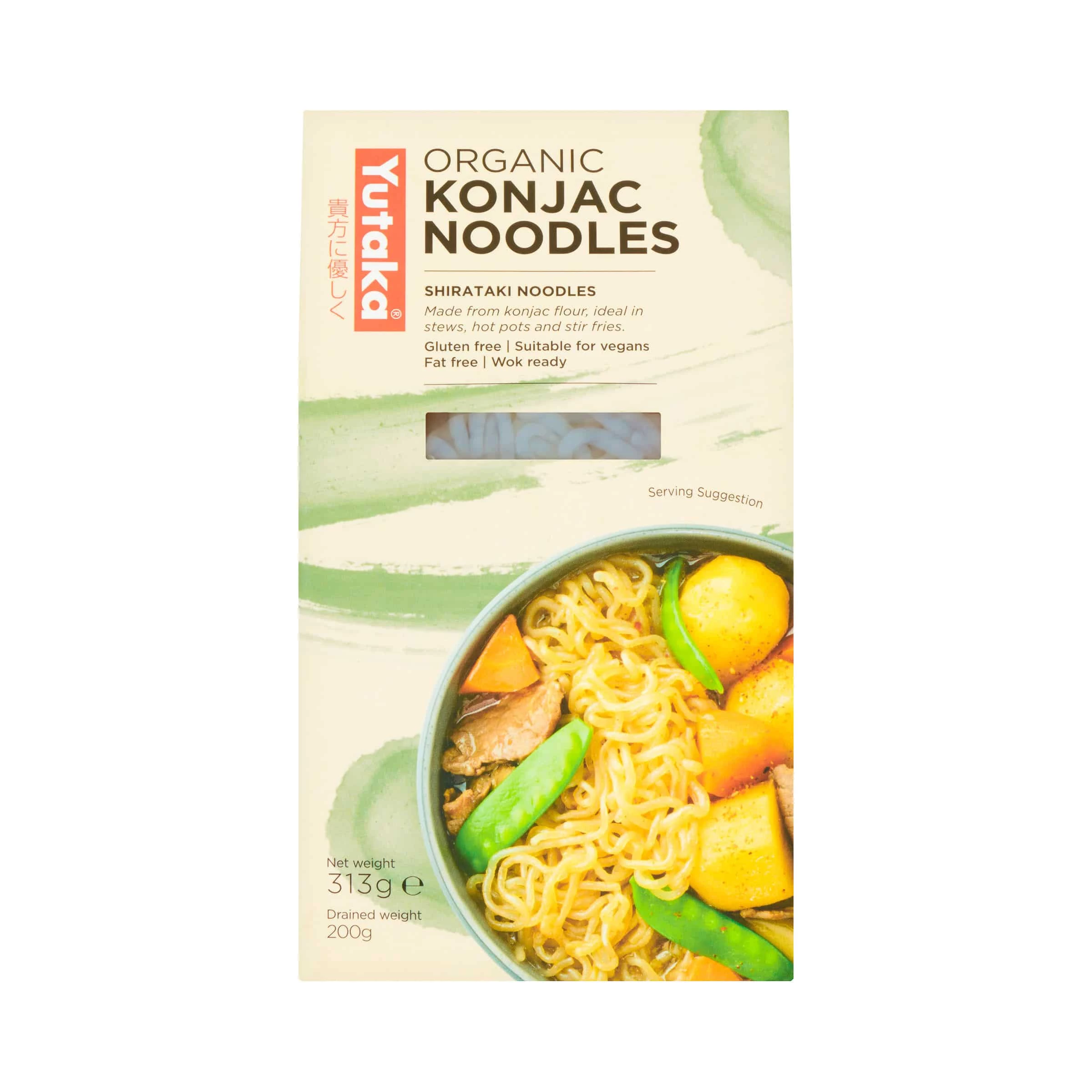 Yutaka Organic Konjac Noodles 200g Ingredients 3 Yutaka Organic Konjac Noodles 200g Ingredients