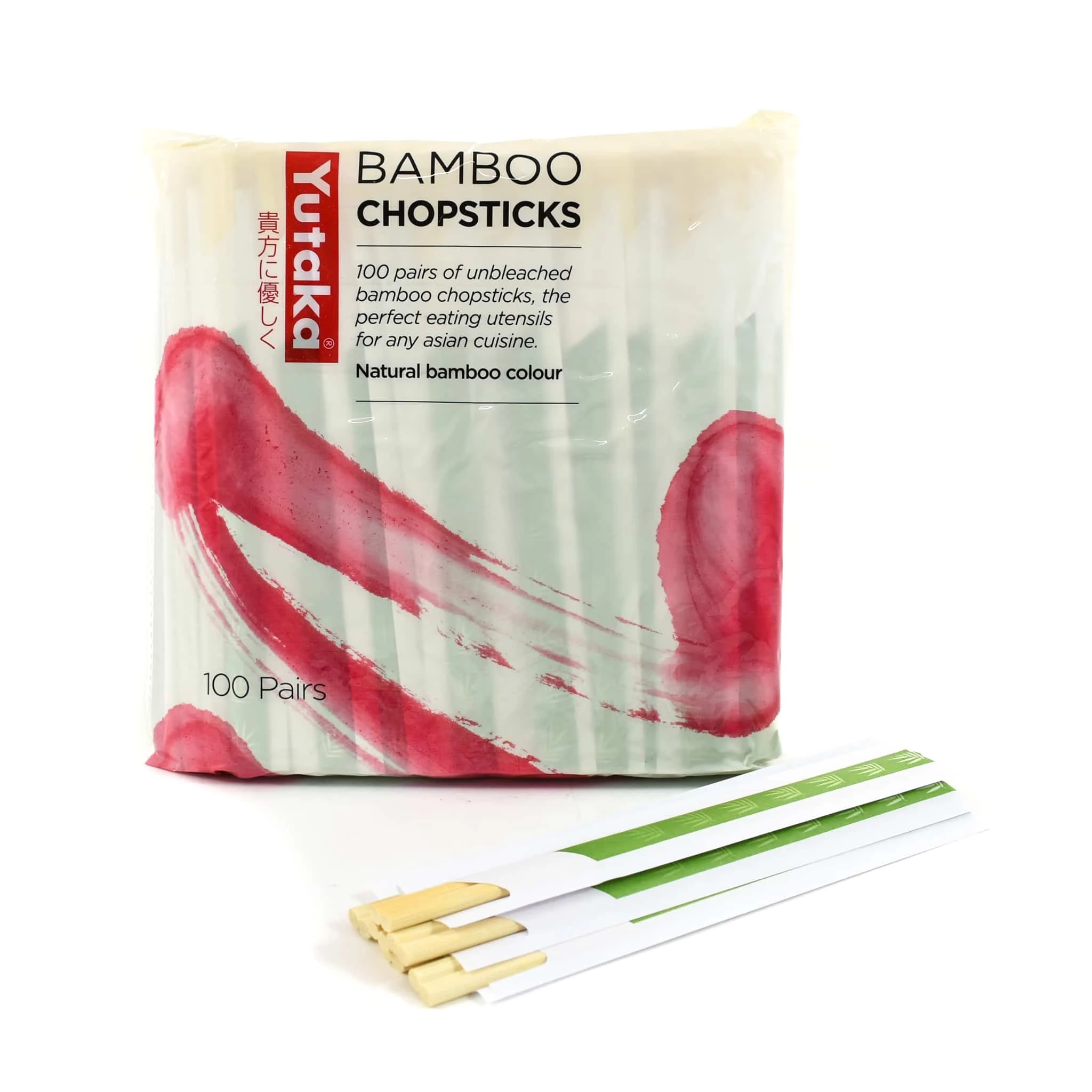 Yutaka Genroku Bamboo Chopsticks 100pc 4 Yutaka Genroku Bamboo Chopsticks 100pc