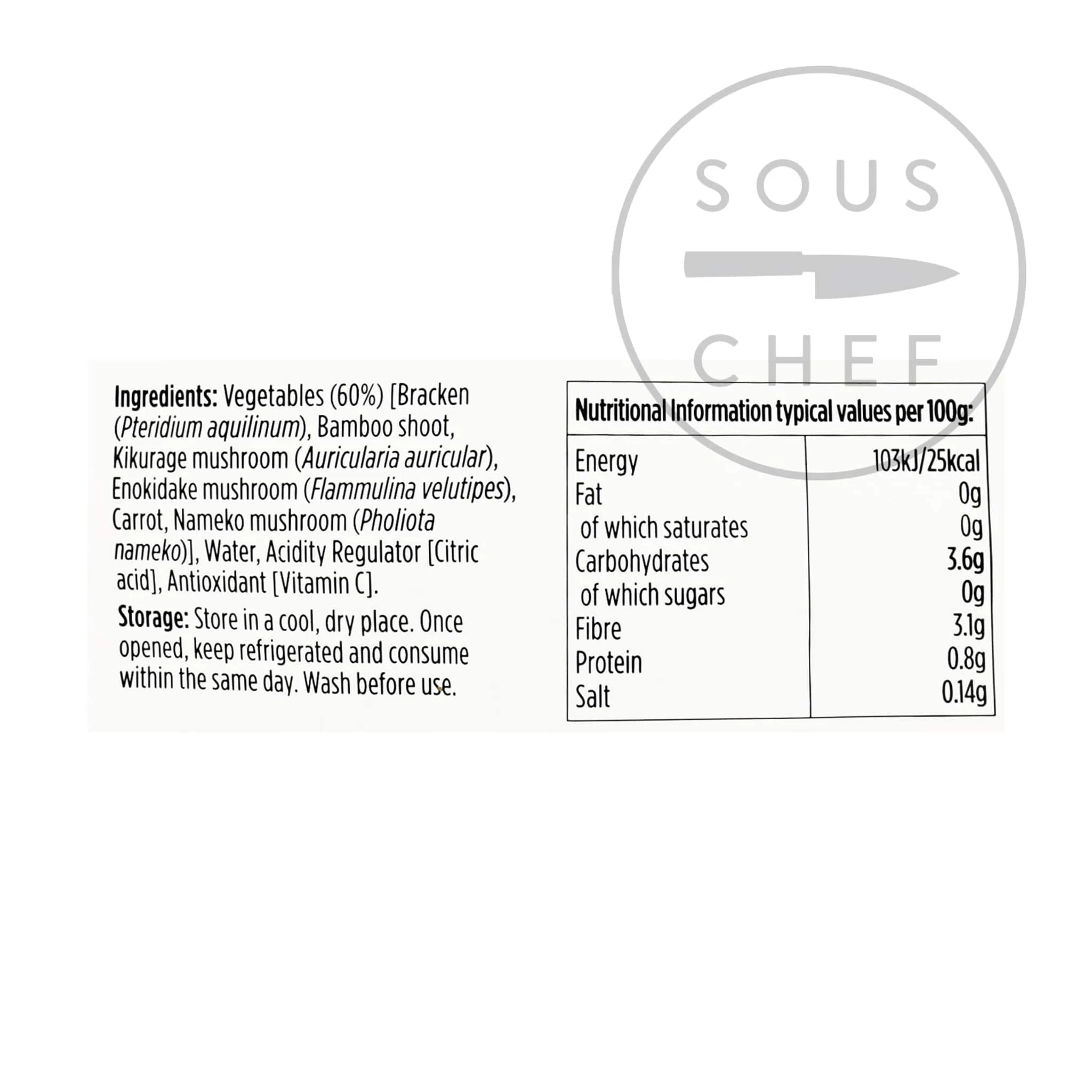 Ingredients Yutaka Mizuni Sansai Boiled Mountain Vegetables 300g 4 Ingredients Yutaka Mizuni Sansai Boiled Mountain Vegetables 300g