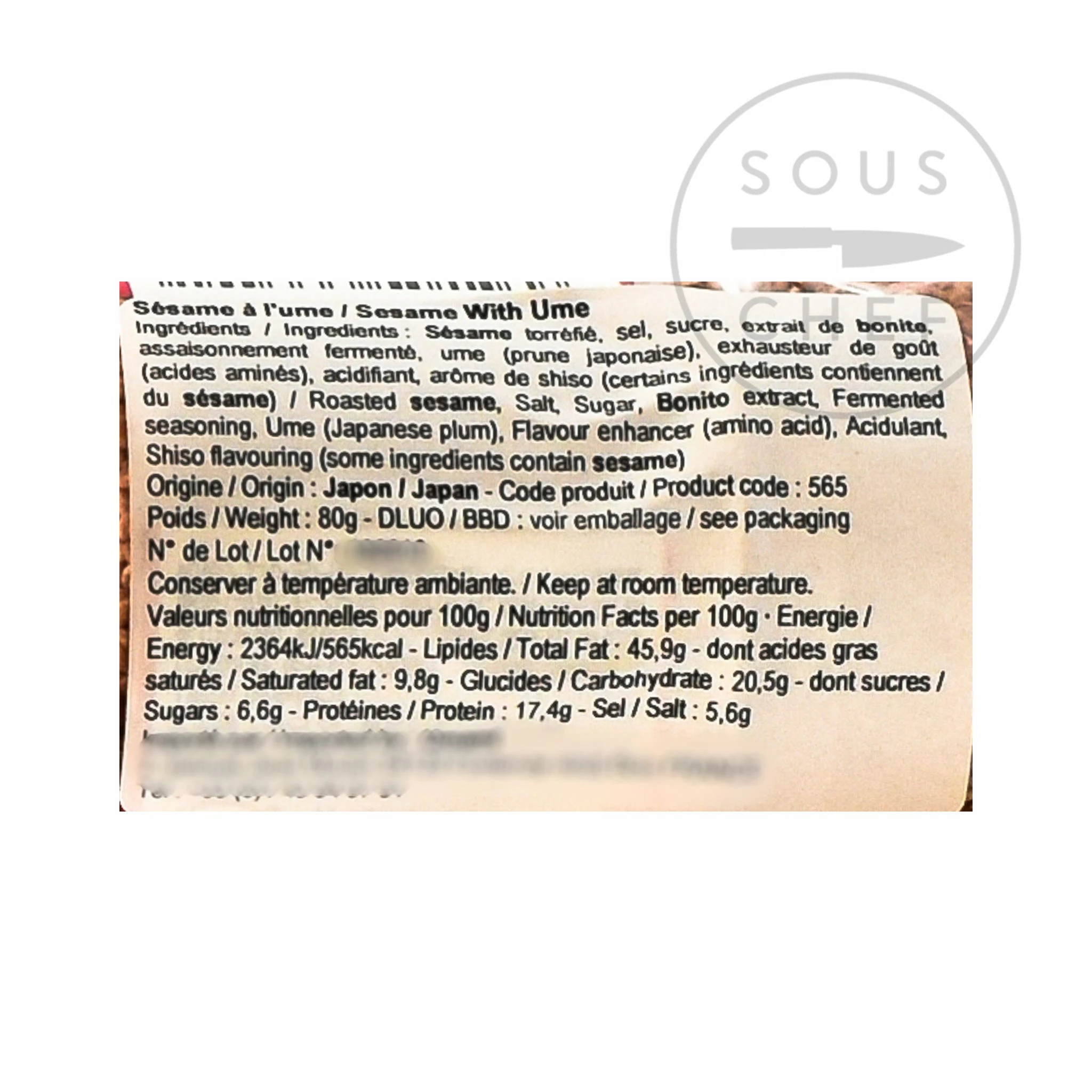 Toho Ume Roasted Sesame Seeds 80g 4 Toho Ume Roasted Sesame Seeds 80g