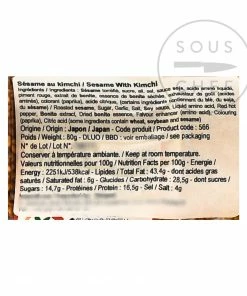 Toho Ingredients Kimchi Roasted Sesame Seeds 80g