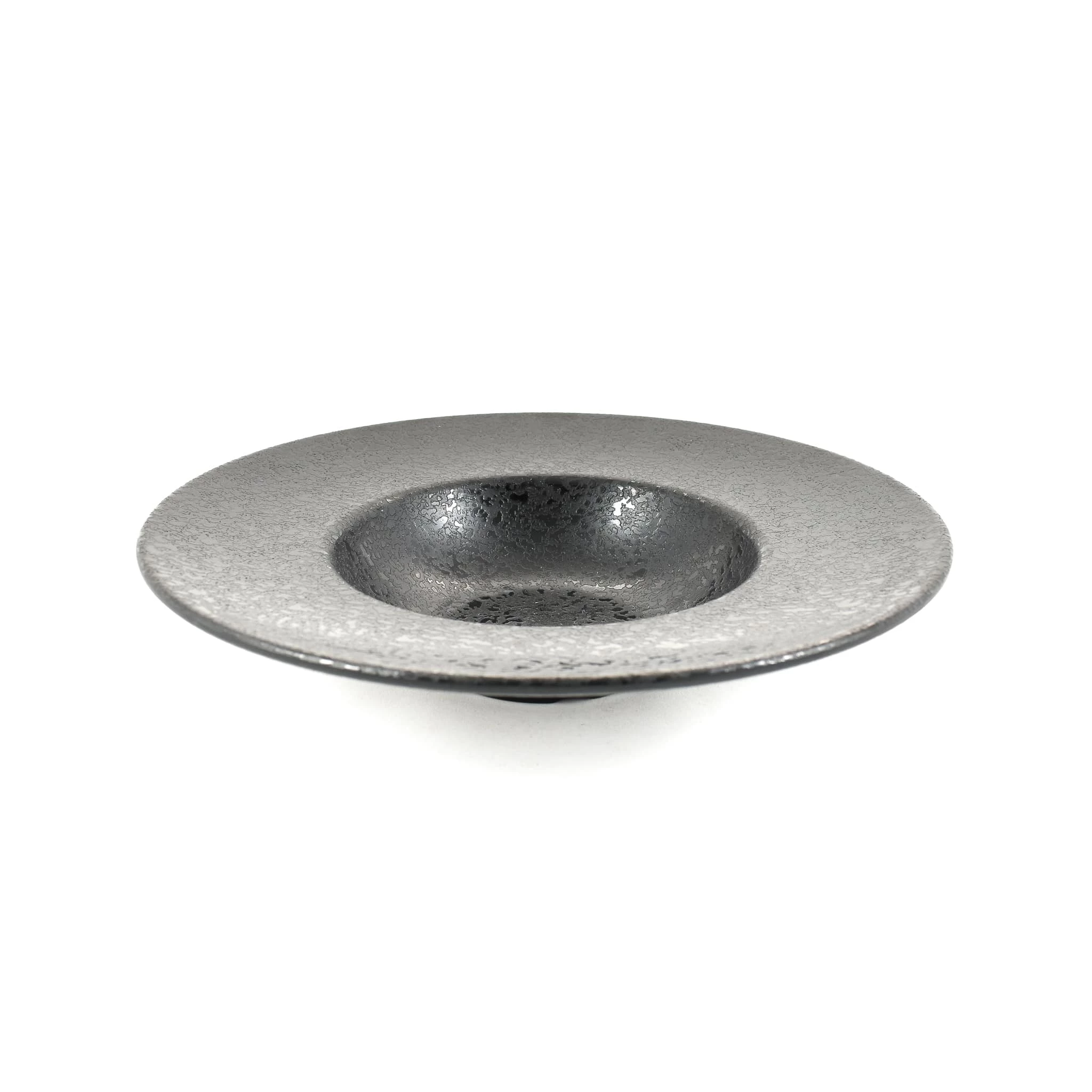 Tableware Black Melamine Risotto Plate 28.5cm 4 Tableware Black Melamine Risotto Plate 28.5cm