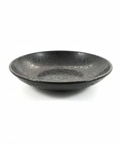 Black Melamine Salad Bowl 25.5cm Tableware