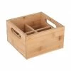 Viejovalle Tableware Bamboo Condiment Caddy 4 Slot