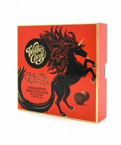 Willie's Cacao Praline Truffles Dark Chocolate With Sea Salt 110g