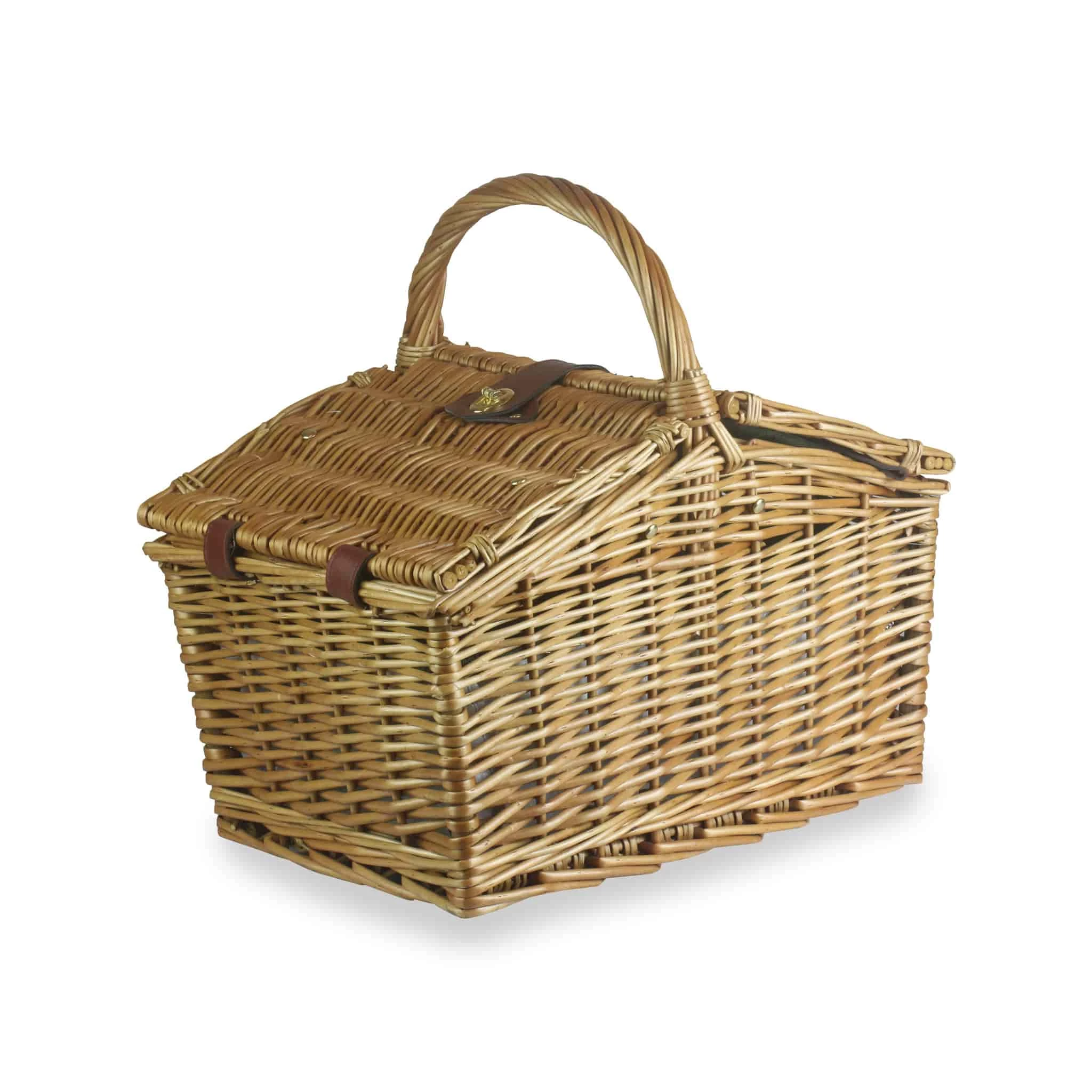Willow Direct Tweed Double Lidded Picnic Hamper For 2 Green Tableware 4 Willow Direct Tweed Double Lidded Picnic Hamper For 2 Green Tableware