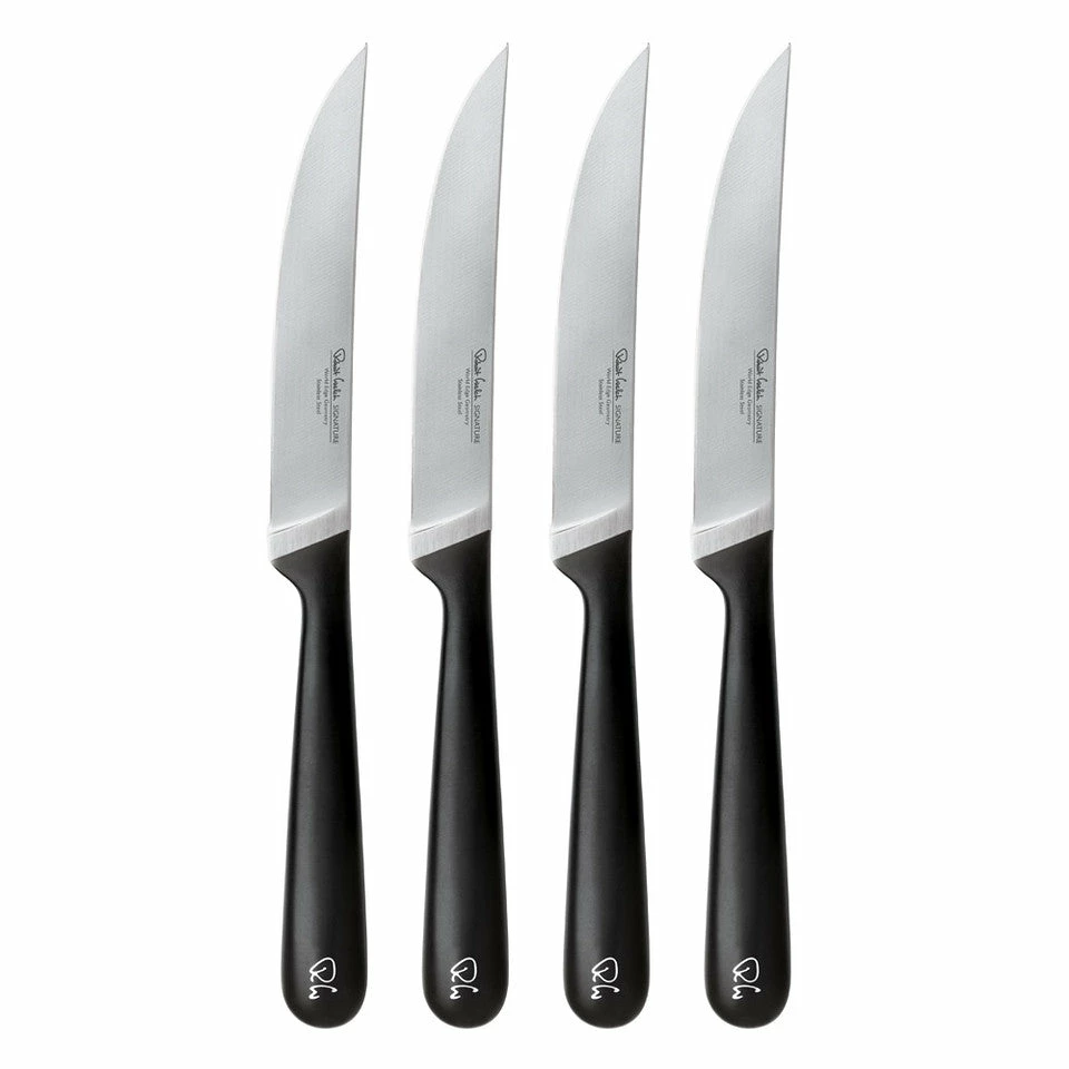 Robert Welch Signature Plain Edged Steak Knives X4 Cookware 3 Robert Welch Signature Plain Edged Steak Knives X4 Cookware