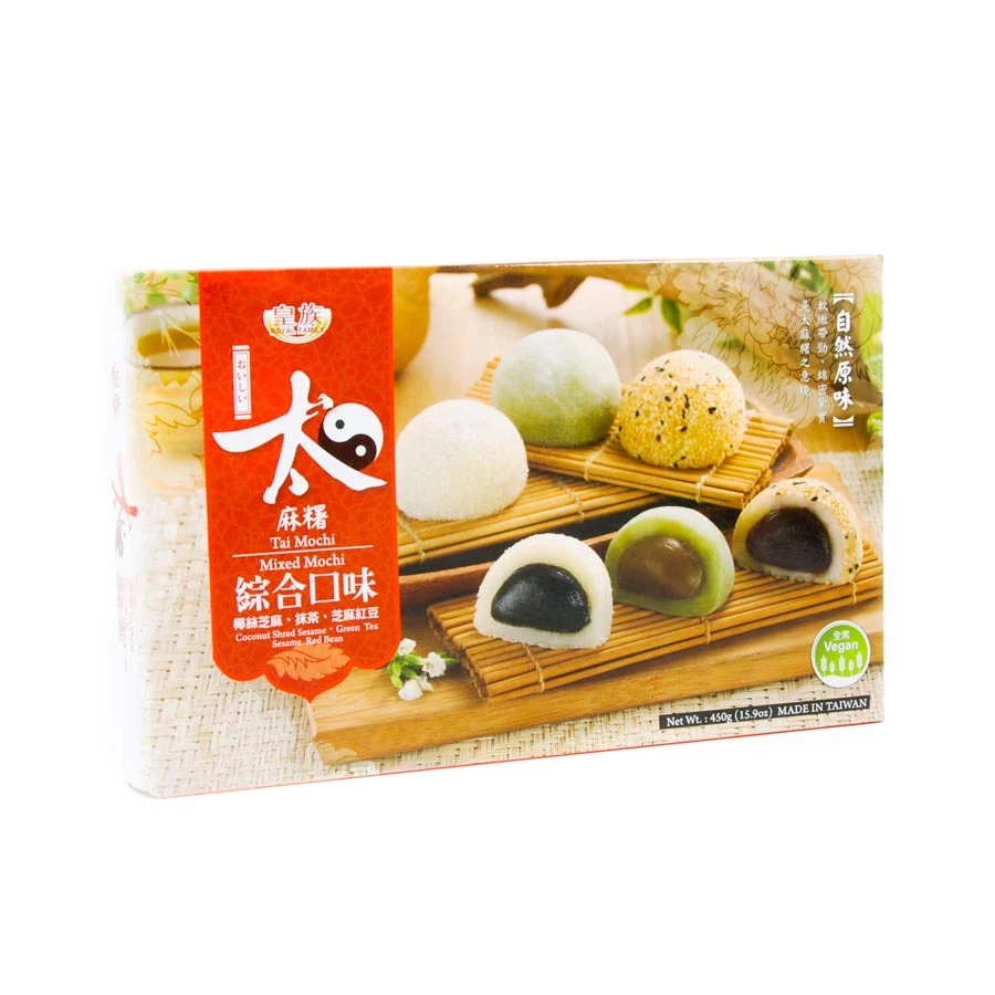 RF Assorted Mochi - Red Bean, Green Tea, Coconut 450g 3 RF Assorted Mochi - Red Bean, Green Tea, Coconut 450g