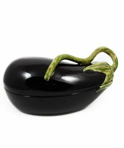 Bordallo Pinheiro Aubergine Dish 28cm Tableware