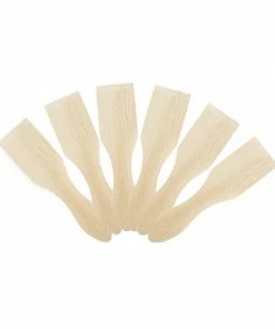 Springerle & Co Beech Wood Raclette Scrapers - 6 Pieces Cookware