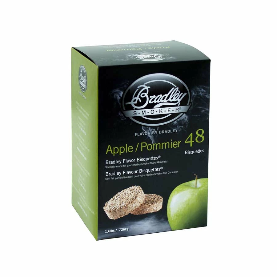 Bradley Smoker Bradley Apple Bisquettes Pack Of 48 3 Bradley Smoker Bradley Apple Bisquettes Pack Of 48