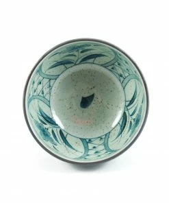 Kiji Stoneware & Ceramics Blue Glaze Ramen & Noodle Bowl