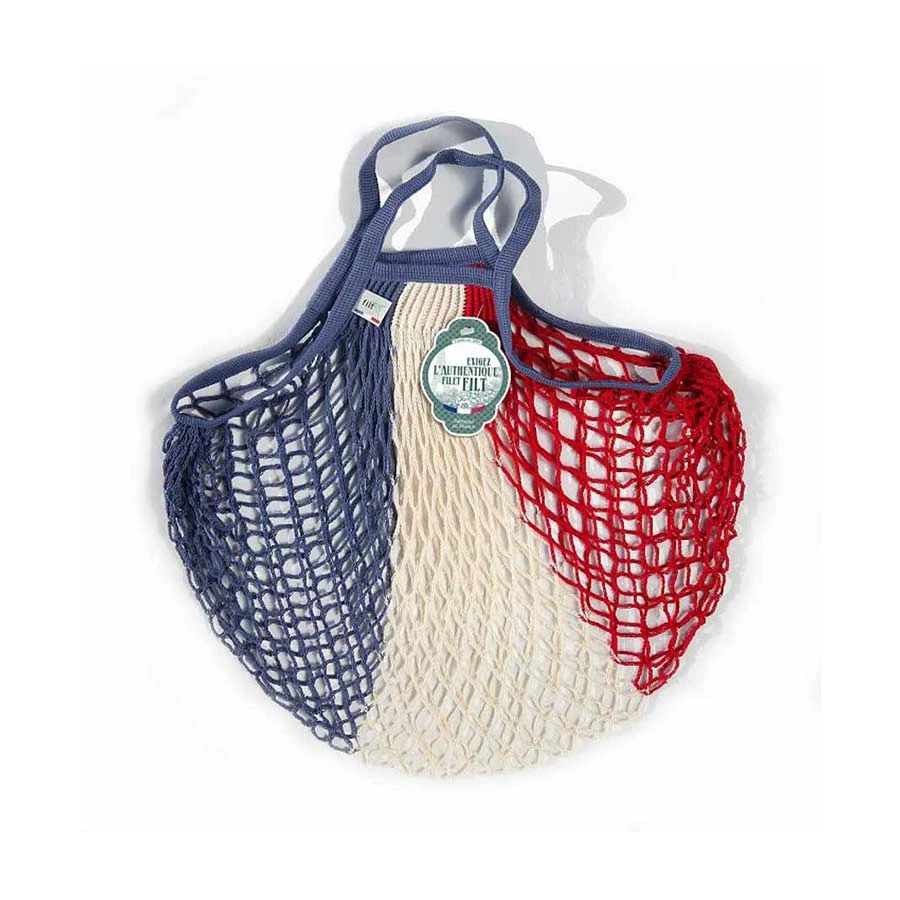 Filt String Bag In Red, White & Blue Kitchen Clothing 3 Filt String Bag In Red, White & Blue Kitchen Clothing