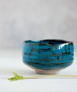 Kiji Stoneware & Ceramics Blue Storm Matcha Bowl Tableware 7 Kiji Stoneware & Ceramics Blue Storm Matcha Bowl Tableware