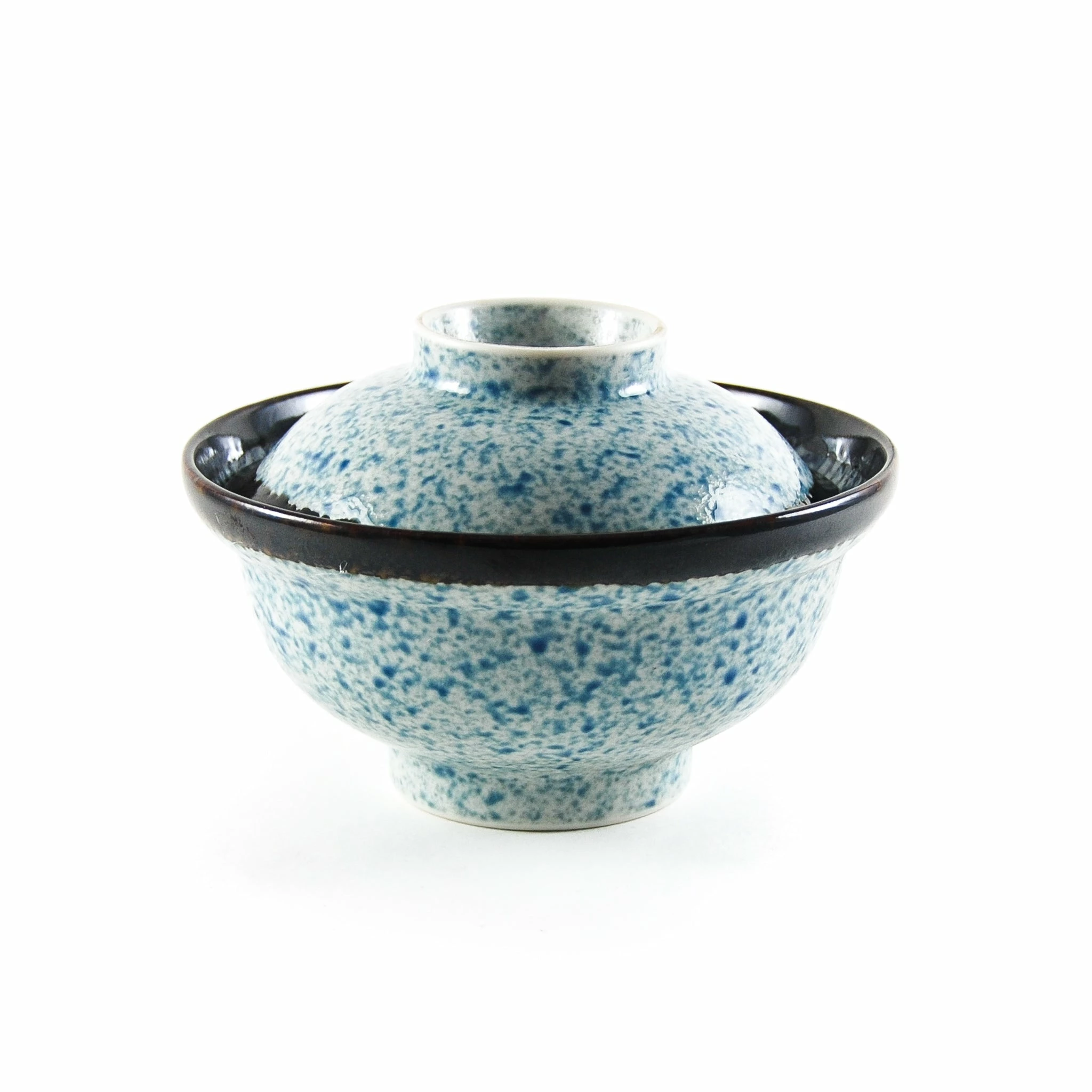 Kiji Stoneware & Ceramics Blue Wave Covered Bowl 5 Kiji Stoneware & Ceramics Blue Wave Covered Bowl