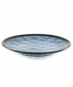 Kiji Stoneware & Ceramics Blue Wave Dinner Plate 29cm Tableware 8 Kiji Stoneware & Ceramics Blue Wave Dinner Plate 29cm Tableware