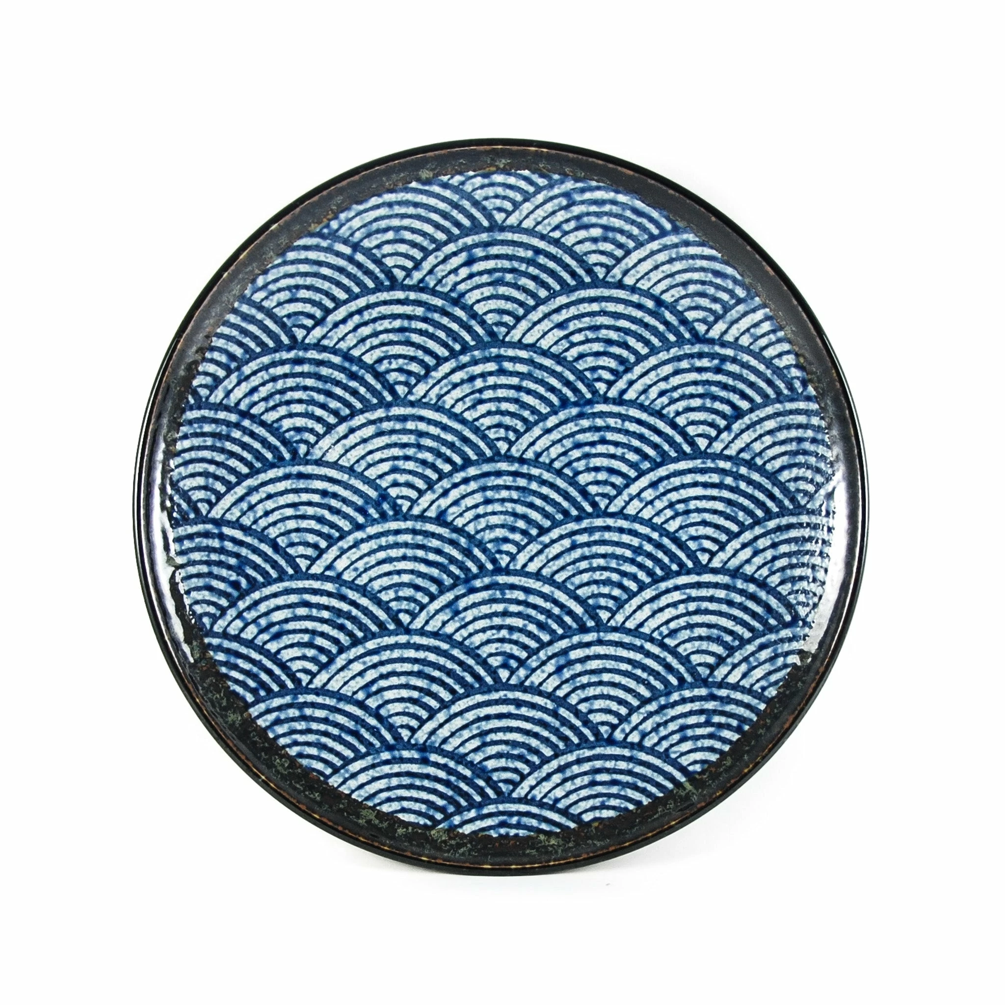 Kiji Stoneware & Ceramics Blue Wave Dinner Plate 29cm Tableware 3 Kiji Stoneware & Ceramics Blue Wave Dinner Plate 29cm Tableware