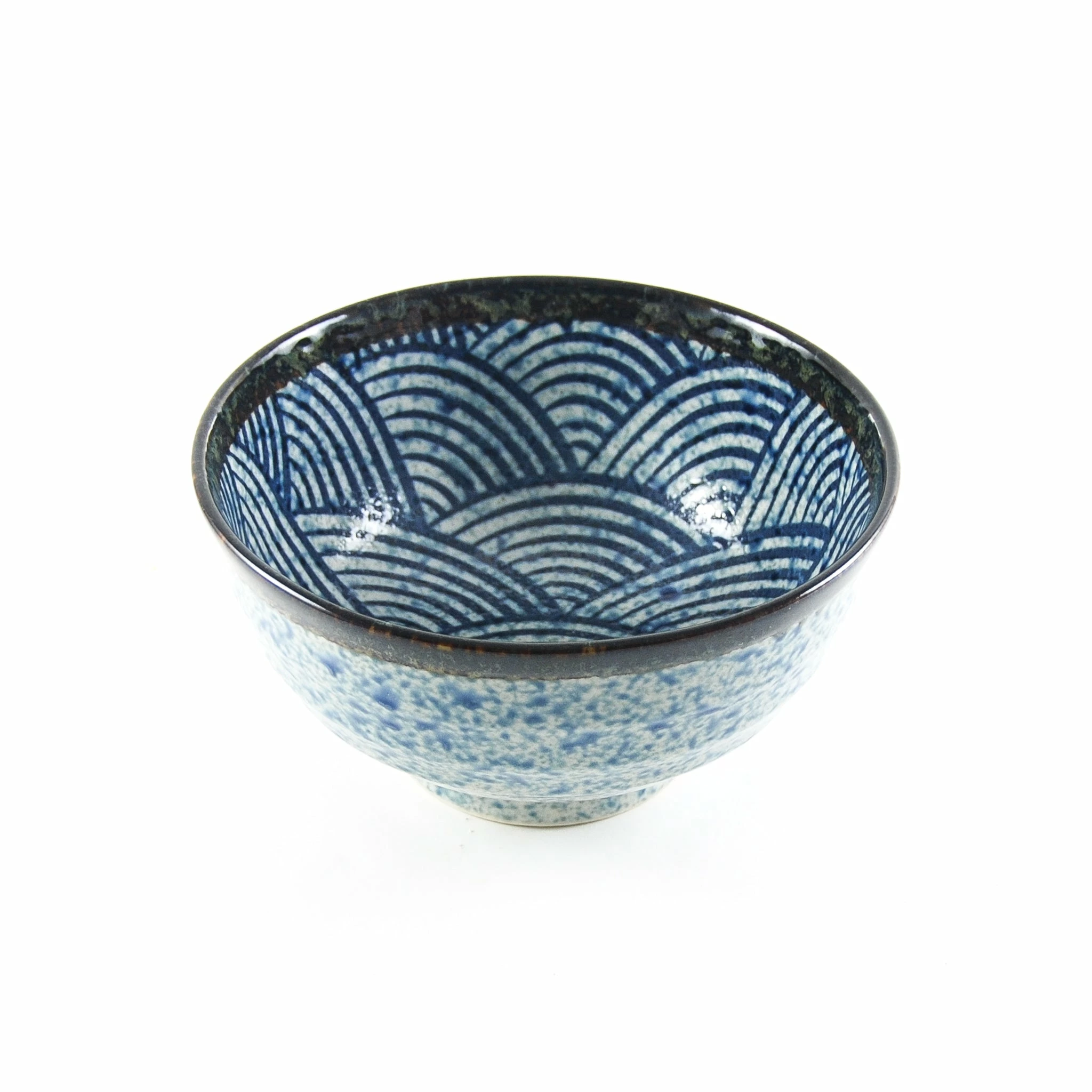 Kiji Stoneware & Ceramics Tableware Blue Wave Noodle Bowl 4 Kiji Stoneware & Ceramics Tableware Blue Wave Noodle Bowl