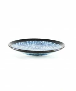 Kiji Stoneware & Ceramics Blue Wave Side Plate