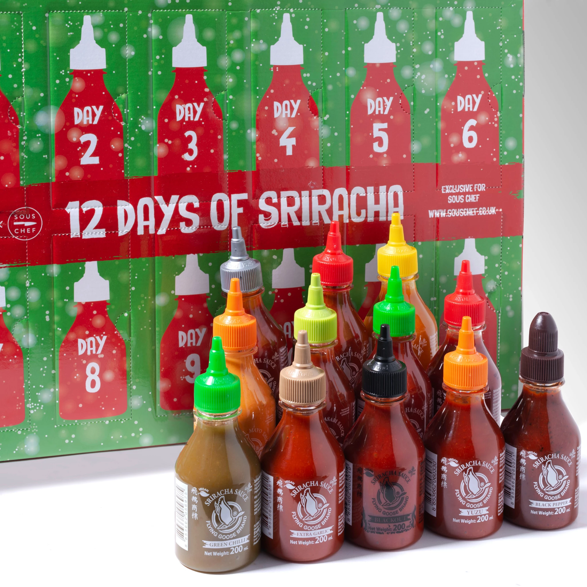 Ingredients Flying Goose: 12 Days Of Sriracha 3 Ingredients Flying Goose: 12 Days Of Sriracha