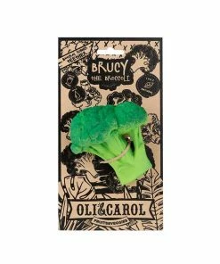 Oli & Carol Gifts Brucy The Broccoli Baby Teething Toy
