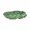 Bordallo Pinheiro Tableware Cabbage Leaf Oval Platter