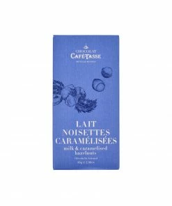 Cafe Tasse Milk Chocolate With Caramelised And Salted Hazelnuts 85g Snacks, Confectionery & Cake