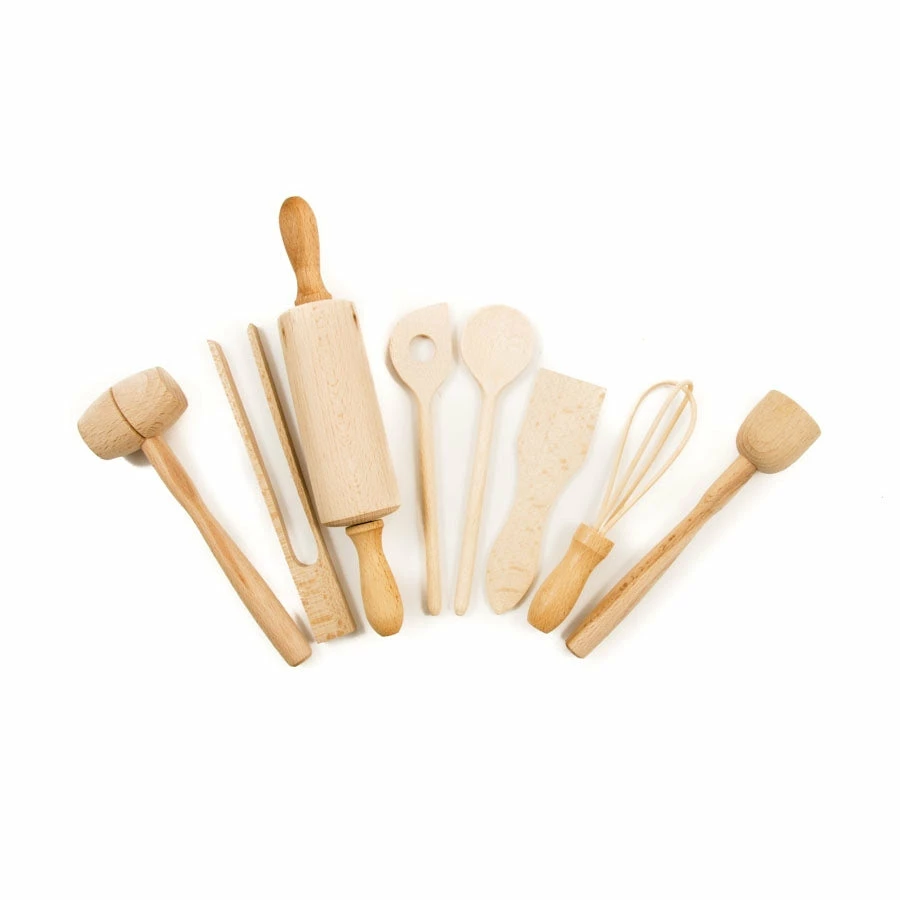 Springerle & Co Children's Mini Wooden Kitchen Utensil Set 3 Springerle & Co Children's Mini Wooden Kitchen Utensil Set