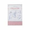 Coucke Kitchen Linen French Tea Towel - Coq Au Vin 1 Coucke Kitchen Linen French Tea Towel - Coq Au Vin