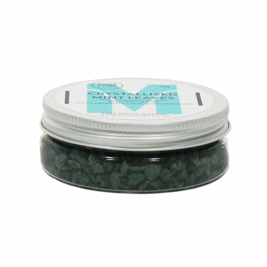 Sous Chef Ingredients Crystallised Mint Leaf Pieces 30g 5 Sous Chef Ingredients Crystallised Mint Leaf Pieces 30g