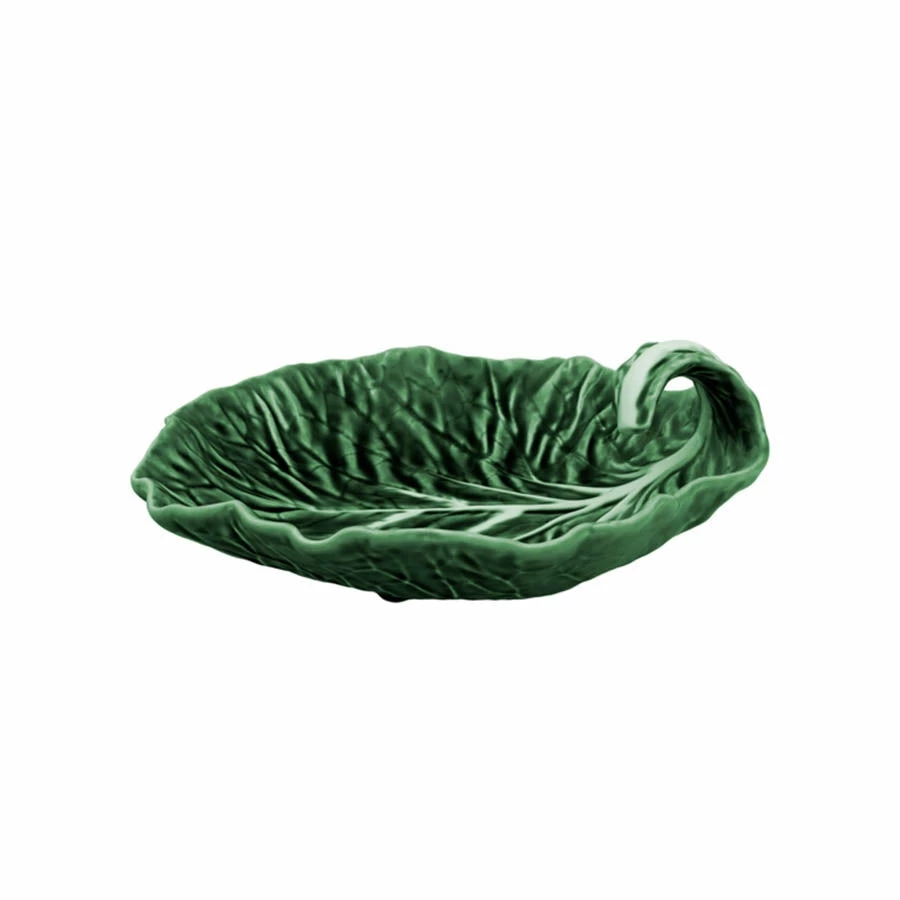 Bordallo Pinheiro Curved Cabbage Leaf Dish 25cm Tableware 3 Bordallo Pinheiro Curved Cabbage Leaf Dish 25cm Tableware