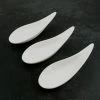 Kiji Stoneware & Ceramics Tableware White Porcelain Curved Canape Spoon X 12 2 Kiji Stoneware & Ceramics Tableware White Porcelain Curved Canape Spoon X 12