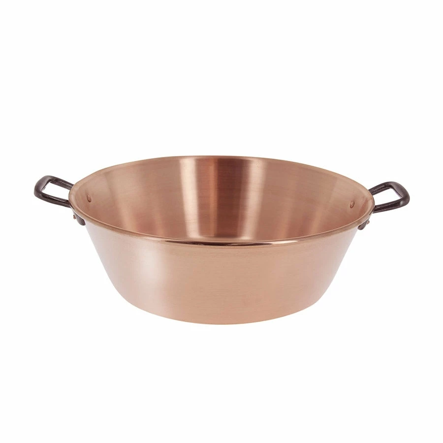 De Buyer Solid Copper Jam Pan Cookware 3 De Buyer Solid Copper Jam Pan Cookware
