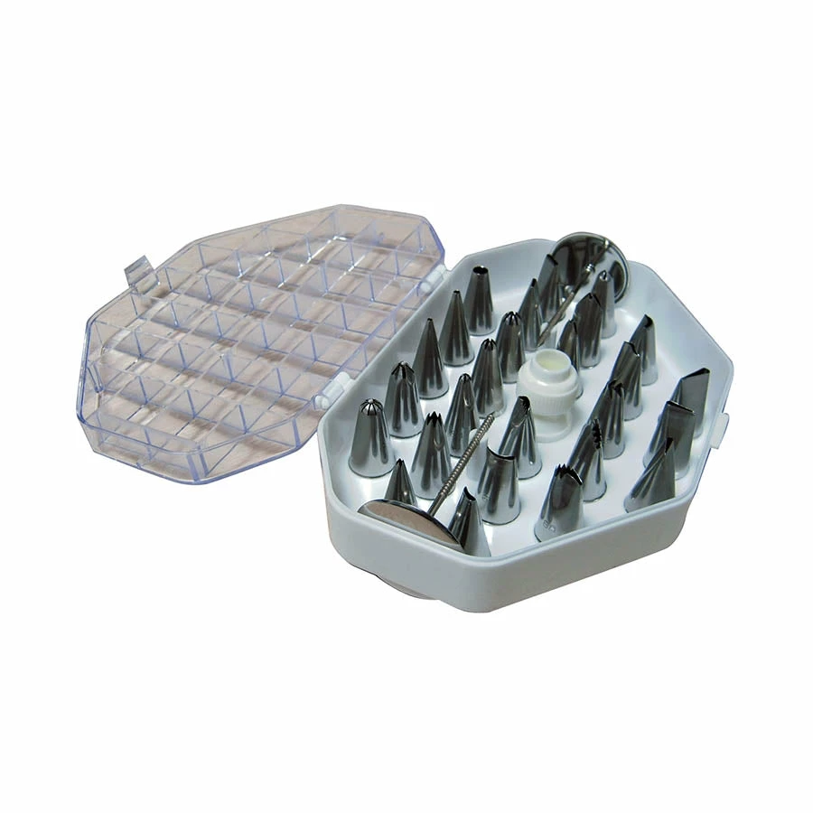 De Buyer Stainless Steel Piping Nozzle Set 3 De Buyer Stainless Steel Piping Nozzle Set