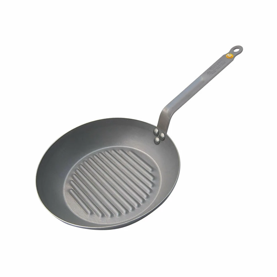 Cookware De Buyer Mineral B Griddle Pan 26cm 3 Cookware De Buyer Mineral B Griddle Pan 26cm