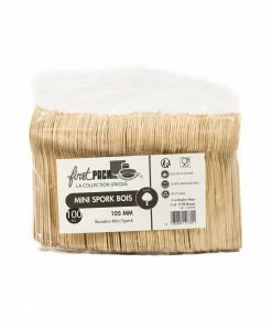 Sous Chef Tableware Disposable Wooden Sporks 10.5cm