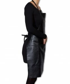 Dutchdeluxes Leather Zipper Apron In Classic Black 12 Dutchdeluxes Leather Zipper Apron In Classic Black