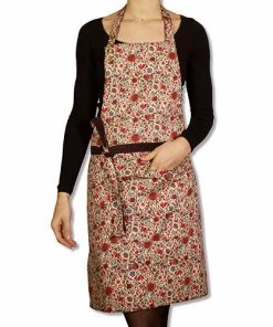 Dutchdeluxes Reversible Apron - Purple & Flower Field Cookware 8 Dutchdeluxes Reversible Apron - Purple & Flower Field Cookware