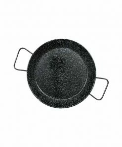 La Ideal Cookware Enamelled 2 Person Paella Pan 22cm