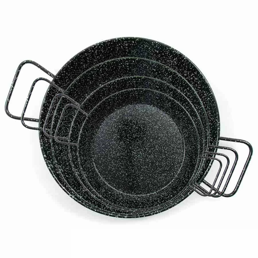 La Ideal Enamelled 12 Person Paella Pan 40cm 4 La Ideal Enamelled 12 Person Paella Pan 40cm