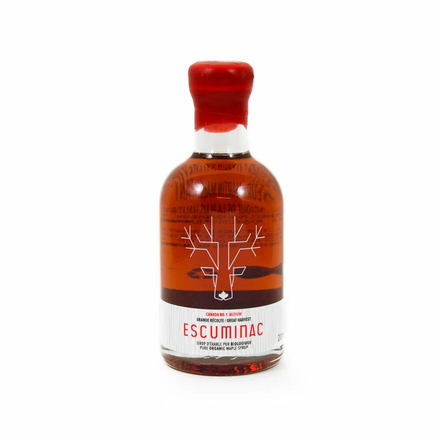 Escuminac Great Harvest Medium Maple Syrup 200ml 3 Escuminac Great Harvest Medium Maple Syrup 200ml
