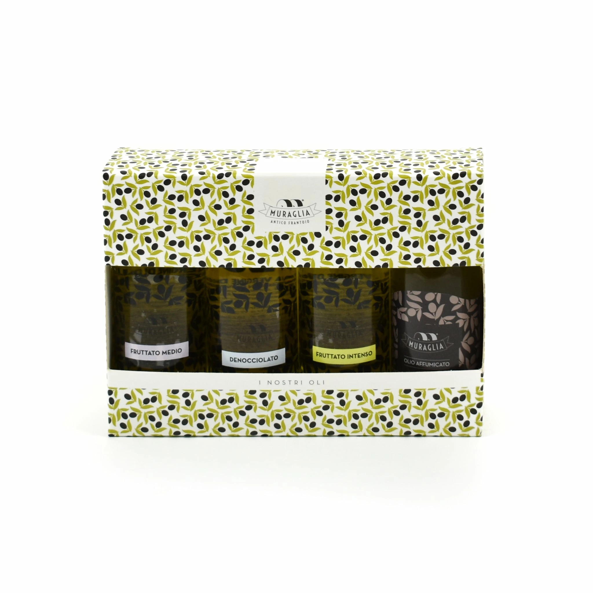 Ingredients Frantoio Muraglia Extra Virgin Olive Oil Selection 4x50ml 4 Ingredients Frantoio Muraglia Extra Virgin Olive Oil Selection 4x50ml