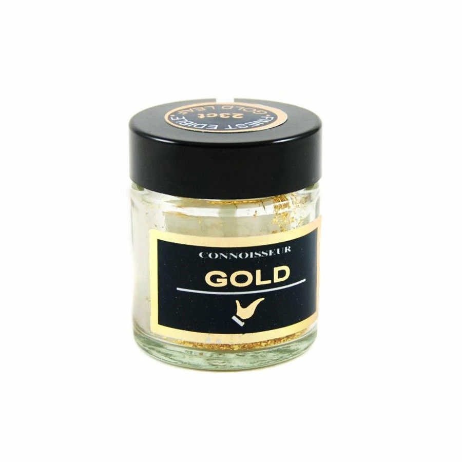 Connoisseur Edible Gold Leaf Dust 100mg Ingredients 3 Connoisseur Edible Gold Leaf Dust 100mg Ingredients