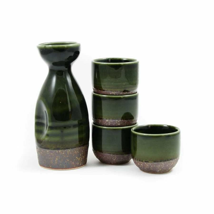 Kiji Stoneware & Ceramics Shinrin Sake Set Tableware 3 Kiji Stoneware & Ceramics Shinrin Sake Set Tableware