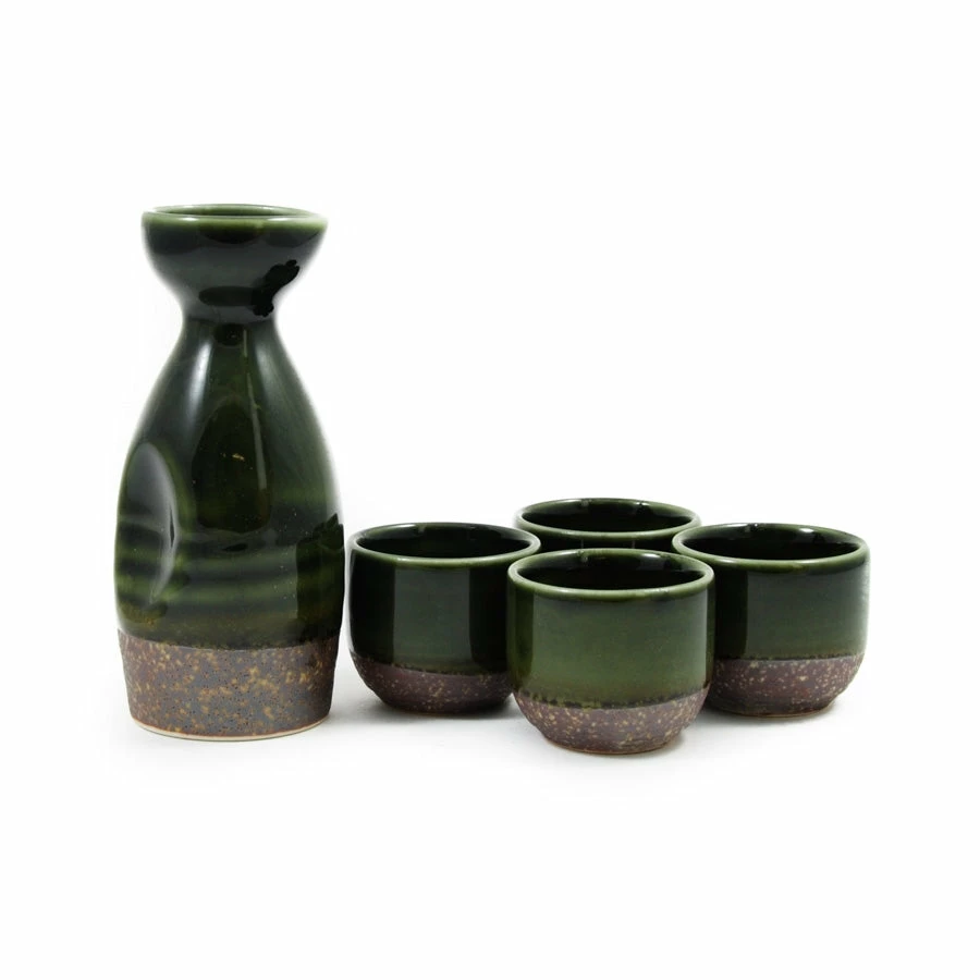 Kiji Stoneware & Ceramics Shinrin Sake Set Tableware 4 Kiji Stoneware & Ceramics Shinrin Sake Set Tableware